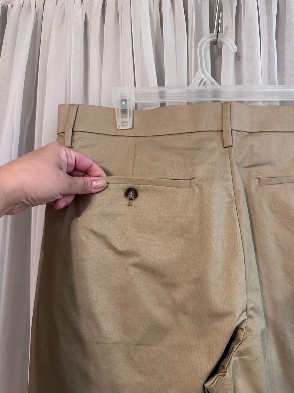 Banana Republic Khaki Stretch Chino Shorts Size 36